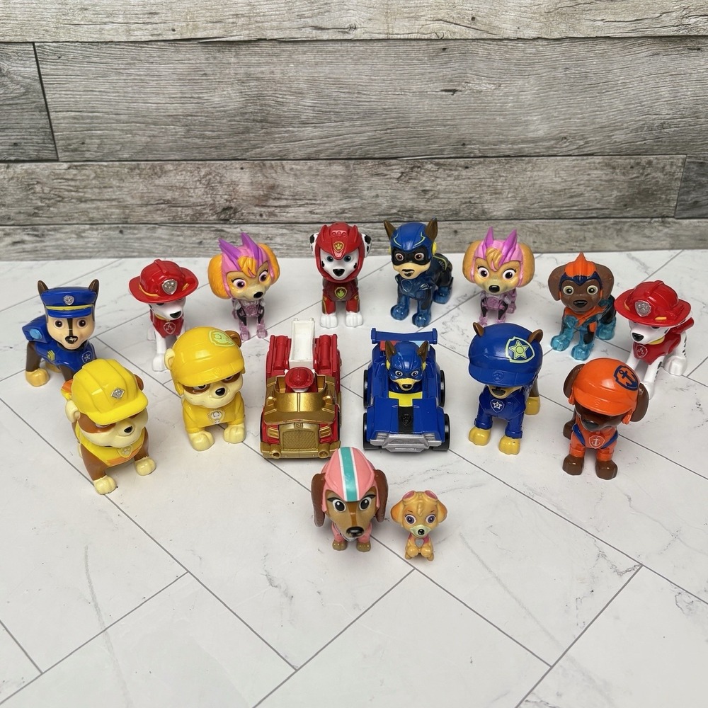 Paw Patrol Toys - Lot Of 16
